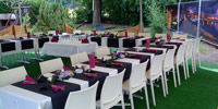 Event-Zelt im Restaurant Epidavros